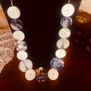 Vintage Paris Button Necklace